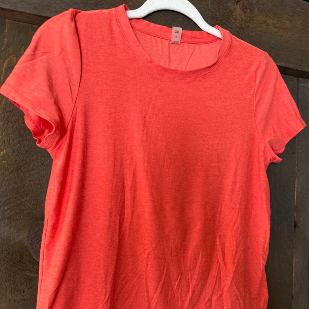 Beyond Yoga On the down low tee, burnt orange, small